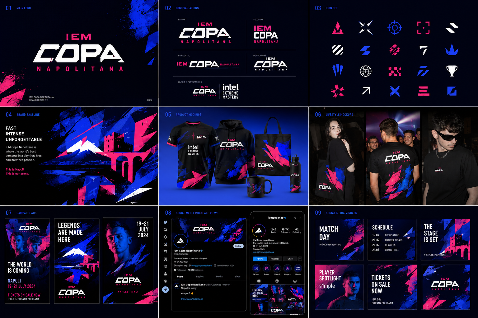 Brand kit Copa Napolitana